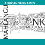 Why African have European Surnames.